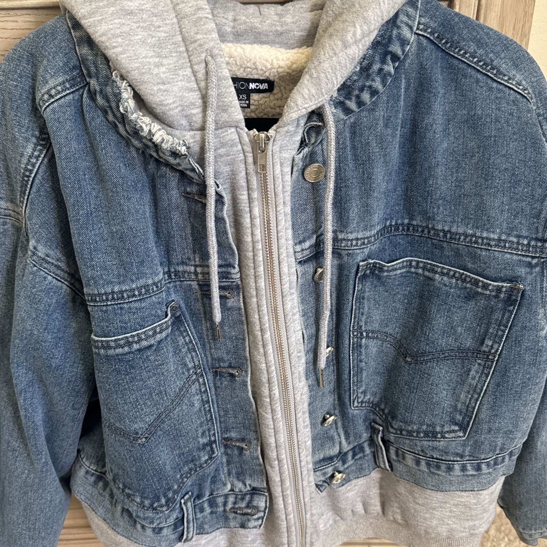 Fashion Nova Over Size Jean Jacket / Sweater