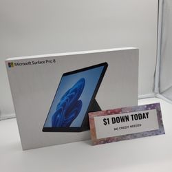 Microsoft Surface Pro 8 (Core i5/ 8GB/ 256GB) - 90 Days Warranty - $1 Down - NO CREDIT Needed