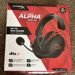HyperX Cloud Alpha Wireless Gaming Headset - 300 Hour Battery Life