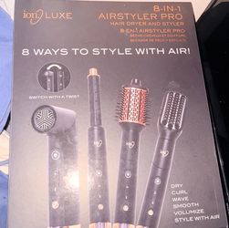 Ion Luxe 8-in-1 Airstyler Pro Hair Dryer and Styler