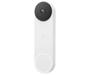 Google Nest Doorbell Battery Snow - Works w/ Nest and Google Assistant