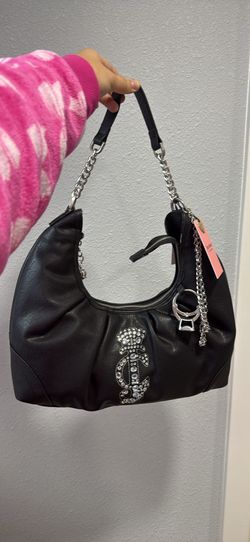 Juicy Couture Liquorice Exclusive Crown Hobo Bag: BRAND NEW