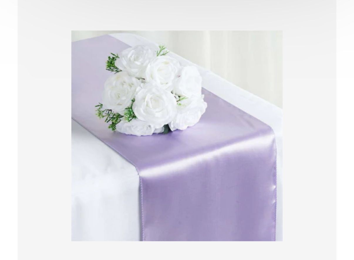 13 Pack Lavender Lilac Table Runner