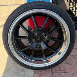 Rear ford mustang fr500 wheel only 1! 18”