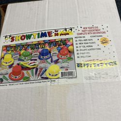 NEW YEAR'S EVE PARTY ASSORTMENT INCOMPLETE WITH DE DECORATIONS