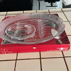 Glass Platter /Bowl Studio Nova