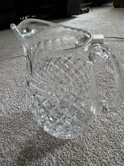 Crystal water pitcher