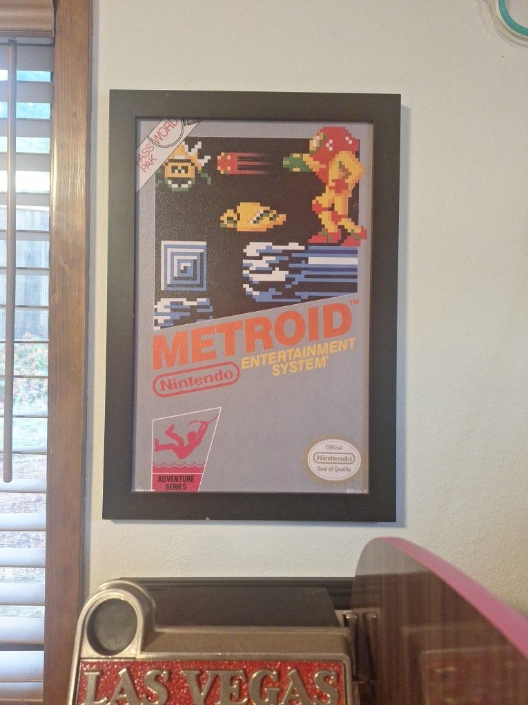 Metroid NES Poster