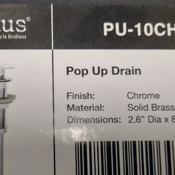 Kraus Pop-up Drain