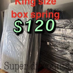 King Size Split Box Spring  All Sizes Available 