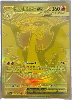Gold Mega Charizard Ex