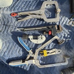 🛠️ Kreg Clamp, Pipe Wrench, Tube Cutter & Locking Pliers – Tools for Sale