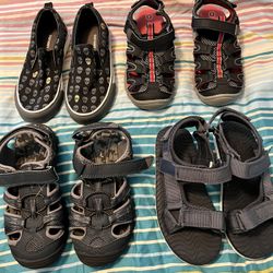 FREE Boys Size 1y Clean Sandals, Shoes & Clothes 