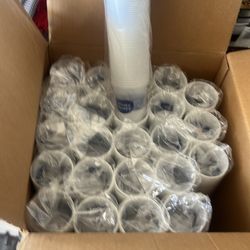 Polystyrene drinking cups