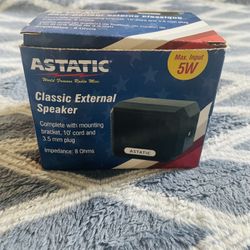 Astatic 302-VS4 External 5 Watt CB Speaker with 8 Ohms Impedance