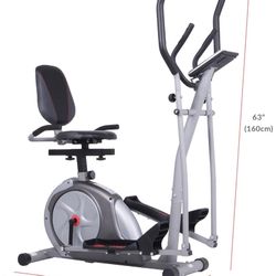 Body Flex BodyPower Trio Trainer Elliptical Upright Recumbent