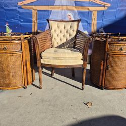 2 Side Table And 1 Chair