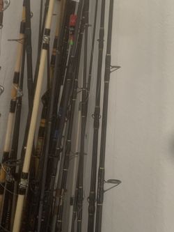 Fishing rods and reels