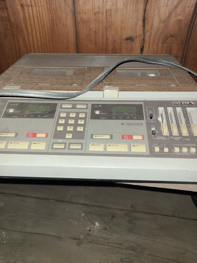 Vintage Court 1x Sony Confer-Corder BM-246 Transcriber Recorder