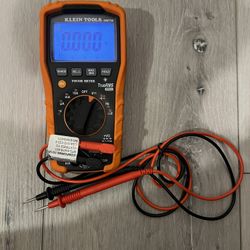 Used Klein Mm700 Multimeter Comes With Test Lead And Pouch 