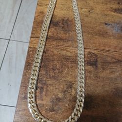 14k Stainless Steel Cuban Link 12mm 26 Inch 