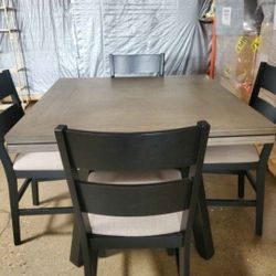 High Top Dining Set Circle Turns  Into A Square 
