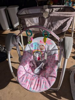 Bright Starts portable baby swing