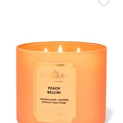 🍑 PEACH BELLINI 3-WICK CANDLE 