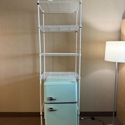Over the Fridge Storage Rack Adjustable Shelves