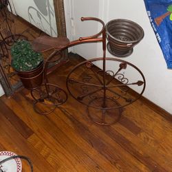 Plant Holder Shaped Like A Bicycle 