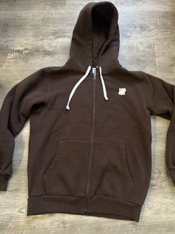 Undefeated Brown Zip Up Hoodie
