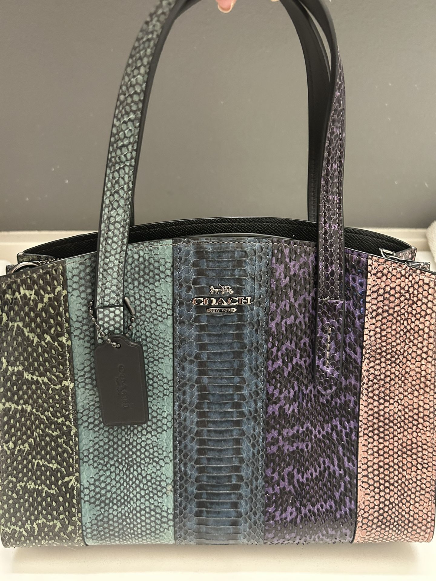 Coach Charlie Carryall 28 Ombré Snakeskin