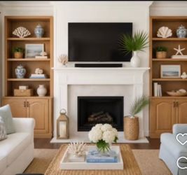 Solid wood bookcase