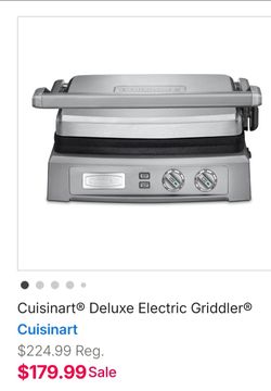 Cuisinart Deluxe Electric Griddler
