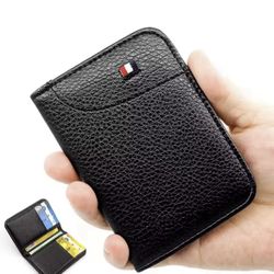 Portable Super Slim Soft Wallet PU Leather Mini Credit Card Wallet Purse Card Ho
