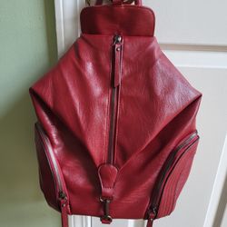 Backpack Purse Red New