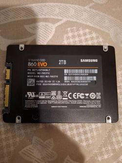 Samsung SSD 860 EVO 2TB, 2.5-inch internal solid-state drive - $195
