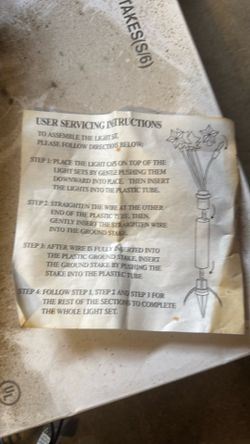Outdoor light sets brand new