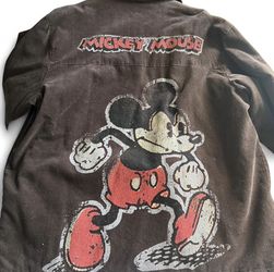 Disney Mickey Mouse brown corduroy