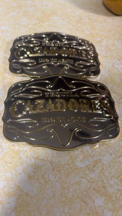 vintage Tequila Cazadores 100% De Agave belt buckle