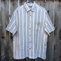 Cubavera men's 100% Linen shirt XL