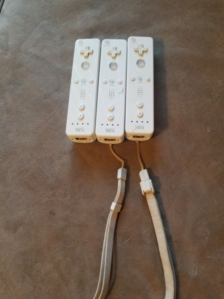 Nintendo Wii controllers $30