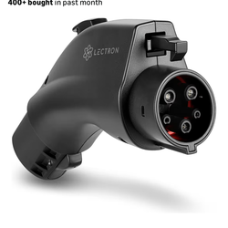 Lectron NACS to J1772 EV Charging Adapter - Compatible with Tesla Wall Connectors, Destination Chargers, & Mobile Connectors (80A, 240V) - for J1772 E