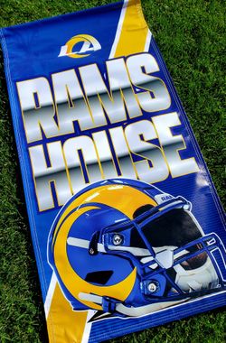 RAMS HOUSE Vertical Banner 2x4ft