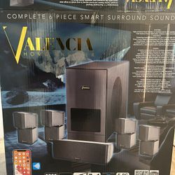 Valencia Home Theater 6 Piece Smart Surround Sound 