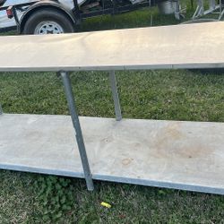 8’ft Stainless Steel Table.