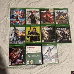 (11) Xbox One Games ($40 for ALL!!)