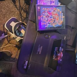 Neo Geo Good condition comes with a memory card two controllers and a one hundred and fifty one game multicart HDMI Out
