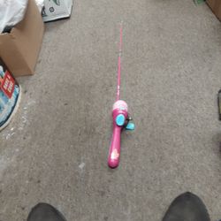 Barbie Rod And Reel  Fishing Fishing Set, Like New