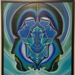 Faces 31”x27”oil On Canvas $2,000